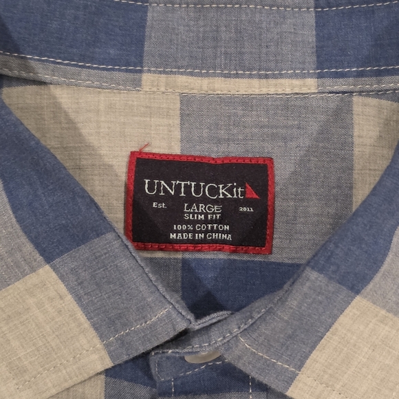 UNTUCKit Slim Fit Button Down L - Picture 3 of 5